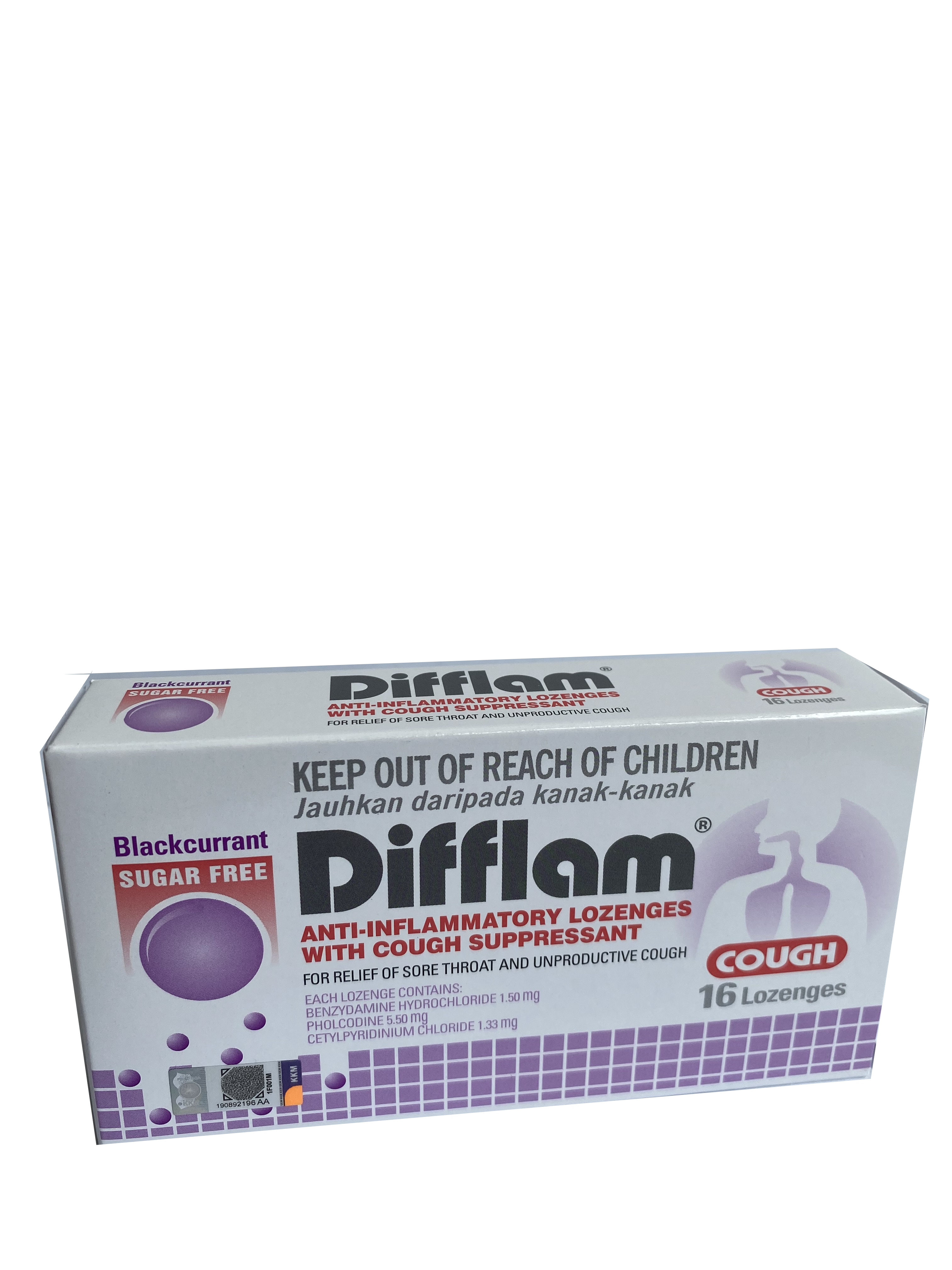 DIFFLAM COUGH LOZENGES